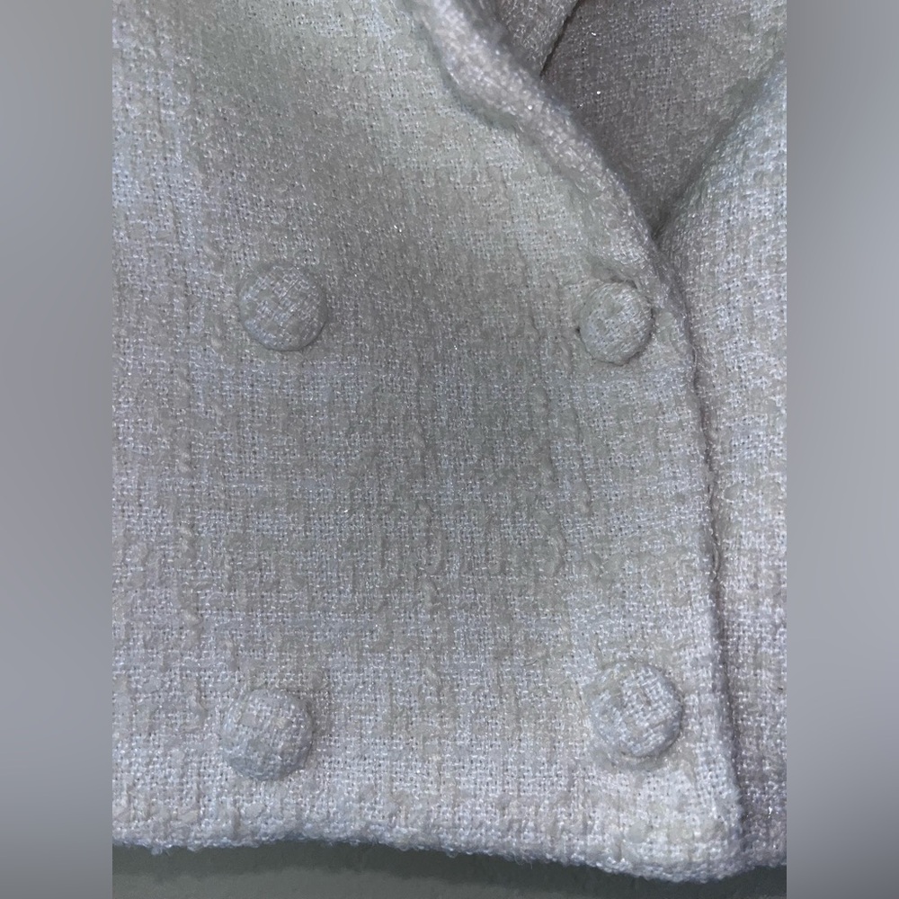 Forever 21 Off-White Textured Suit Jacket - Picture 5 of 6